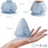 Mini Hands-Free Muscle Massager with Heat & Vibration, Compact Deep Tissue Trigger Point Recovery Massager with Suction