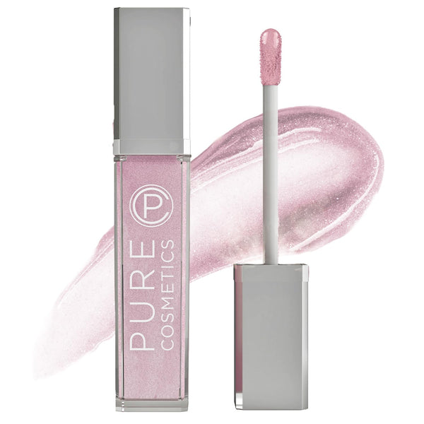 Pure Cosmetics Pure Illumination Lip Gloss, LED-lit Applicator, Non-Sticky, Hydrating, Shimmer