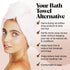 Kitsch Microfiber Hair Towel Wrap for Women - Super Absorbent Hair Drying Towel for Long & Short, Wet & Curly Hair