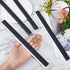 CRASPIRE 4Pcs Dustpan Rubber Edge Strips, Adhesive Replacement Lip for Small Dustpan, Home Accessories