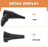 Set 2pcs Healifty Medical Diagnostic Otoscope, Ear Care Ear Scope Magnifying Lens Clinical Penlight Flashlight Ear Care