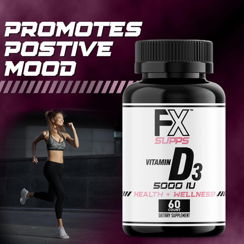 Vitamin D3 5000 IU (1 Pack, 60 Softgels) - Health and Wellness Dietary Supplement for Men & Women - Cholecalciferol for
