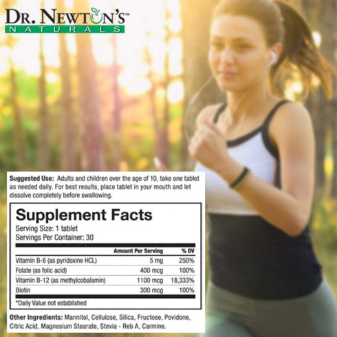 Dr Newton Naturals B12 Advantage - 30 Fast Melt Tabs