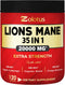 35 in 1 Lions Mane Mushroom Capsules, 20000mg Equivalent with Cordyceps, Reishi, Elderberry, Ginseng - 120 Capsules