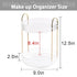 Rotating Makeup Organizer for Vanity 2 Tier, High-Capacity Skincare Clear Make Up Storage Perfume Organizers Cosmetic Dresser Organizer Countertop 360 Spinning (Clear)