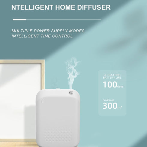 OEBUAFI 150ML Waterless Essential Oil Diffuser, Smart Scent Air Machine with Bluetooths Control for Home Hotel Office