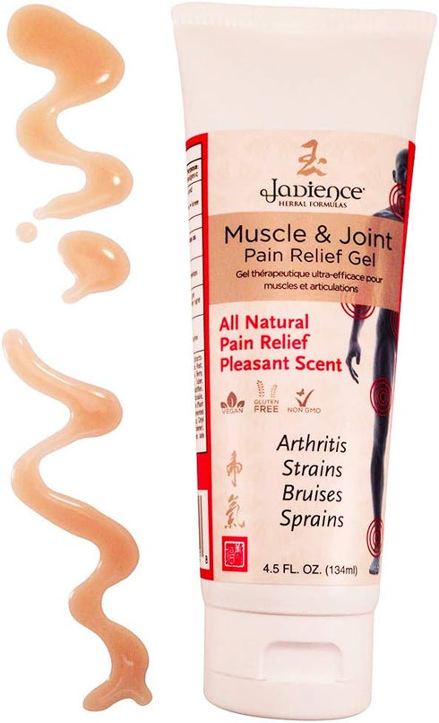 Jadience Joint & Muscle Pain Relief Gel - 4.5 Oz for Immediate Recovery of Repetitive Strain Injury