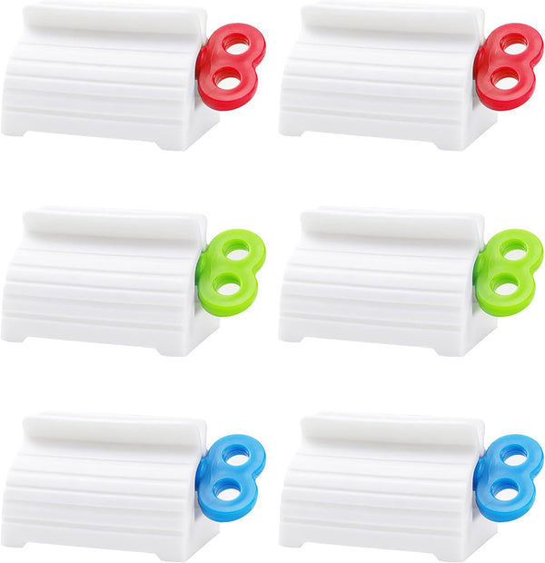 Toothpaste Squeezer, 6 Pcs Multi-Purpose Tube Squeezers, Rolling Toothpaste Holder Stand by MoHern