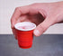 TashiBox Mini Red Shot Glasses - 2.5 Ounce - 200 Count for Jager Bomb, Jello Shots, Sample Cups