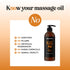Mango Sensual Massage Oil for Couples - Alluring Tropical Full Body Massage Oil with Sweet Almond, Vegan Non-Staining