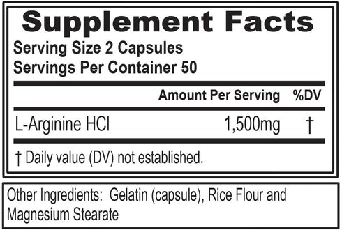 Evlution Nutrition Nitric Oxide Booster L-Arginine Supplement - High Potency 1500mg for Enhanced Pumps Energy Muscle