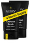 Lumin Charcoal Scrub Deep Detox for Men - Face Cleanser and Pre Shave Scrub, 30ml, 2-Pack