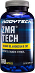 BodyTech ZMA - Zinc, Magnesium and Vitamin B6 (180 Capsules)