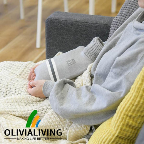 Hot Water Bottle with Classic Striped Cover, 2L for Menstrual Cramps, Neck and Shoulder Pain Relief, Hot & Cold Therapy