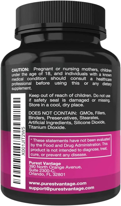D Mannose Capsules - 600mg D-Mannose Powder with Cranberry and Dandelion Extract - 120 Veggie Caps
