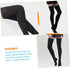 VALICLUD Over Knee Compression Socks Women Wear-resistant Breathable Thigh High Stockings Closed Toe Support