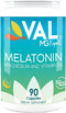 VAL Mg Experts Melatonin 3mg with B6 & Magnesium, 90-Day Supply for Optimal Sleep Support, Gluten-Free