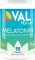 VAL Mg Experts Melatonin 3mg with B6 & Magnesium, 90-Day Supply for Optimal Sleep Support, Gluten-Free