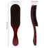 Natural Boar Bristle Hair Brush with Composite Ergonomic Mahogany Handle Suitable for Men or Women Facial Hair Grooming Coarse Hair Wavers Long Thick Curly Wavy Dry or Damaged Hair