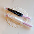Victory Ceramic Stone Triangle Pusher & File (White, Black) Professional Nail File and Cuticle Trimmer Tools