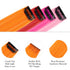 YaFex 12 Pcs 22 Inch Clip in Hair Extensions, Rainbow Colored Party Highlights Long Straight Synthetic Hairpieces for