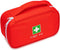 Red First Aid Bag, Empty Travel Rescue Pouch for Medicine Storage, Emergency Bag for Car Home Office