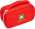 Red First Aid Bag, Empty Travel Rescue Pouch for Medicine Storage, Emergency Bag for Car Home Office