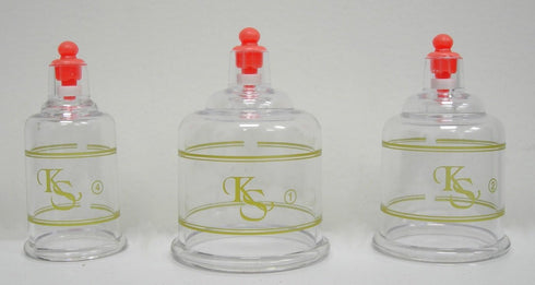 KS Set (17 Tube($3.00 Professional Cupping *Made in Korea* Cups) with Extension Value) Choi Corp "Made in Korea."