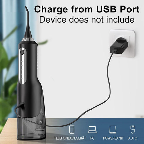 USB Charging Cable for Nicwell, Fairywill, Aquasonic, MOSPRO, Nicefeel, Zerhunt, Oralfree, Waterfloss, Tovendor, Hangsun, Initio, McNaval , Cremax and USB Charging Cord Replacement Parts ( Black)…