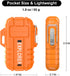 Torch Lighter, 2 Pack Butane Lighter, Windproof Outdoor Gas Lighter for Camping BBQ, Gifts for Men (Without Gas)