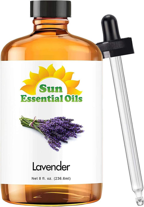 Sun Essential Oils Lavender Essential Oil, 8 oz