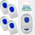 Kids Heel Cups for Pain Relief (2 Pairs) - Silicone Gel Inserts for Plantar Fasciitis, Bone Spur, Orthopedic Support
