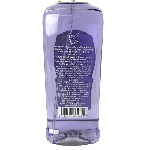 Royal Violets 7.6 Oz 225 ml. Pack 3 Baby Cologne. Clean, Mild and Long Lasting Fragrance. With Aloe Vera. Fl /