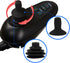 Trinkrittey 4 Pcs Wheelchair Joystick Button Cap Joystick Controller Knob and Gaiter Black Wheelchair Accessories