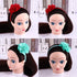 XIMA 10pcs Chiffon Flower Headbands - Hair Accessories for Kids, Children, Teens, Toddlers