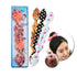 LOVEF 6Pcs Women's Korean Magic Cute Rabbit Bunny Ear Sponge Hair Styling Tools, Polka Dot Bow Bun Maker