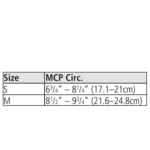 Rolyan Soft Hand-Based Ulnar Deviation Insert for Left Hand, Short Splint Insert for Joint Alignment, Small
