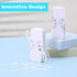 WJIAAA 2 Pack 24 Flosser Dispenser with Pcs Floss, Compact Dual-Opening Floss Container for Adults Fits Pocket