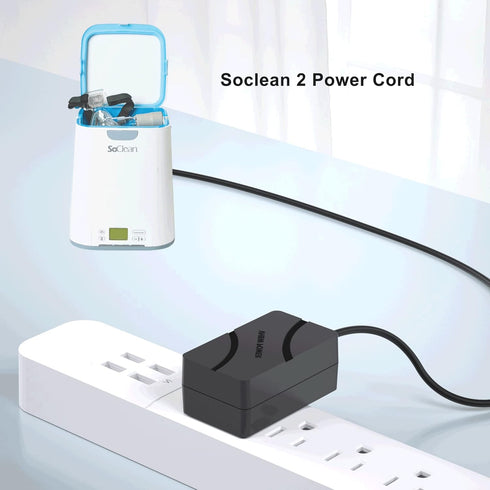 5.9Ft Replacement Power Cord for SoClean - Compatible with SoClean 2 CPAP Power Supply Sanitizer Equipment PNA1210
