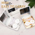 Contact Lens Case, Marble Travel Kit with Remover Tool, Mirror, Tweezers & Solution Bottle for Women & Girls (Grey)