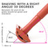 ZOMCHI Single Blade Double Edged Safety Razor, Metal Razor for Men & Women, Light Coral