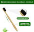 Virgin Forest Bamboo Toothbrushes, Eco Friendly BPA Free Soft Bristles, Biodegradable Natural Wooden Toothbrushes, Set