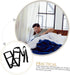 OUNONA Bed Ladder Assist Strap for Elderly Sit Up Aid Device with Handle Portable Rope Ladder for Patient Recovery