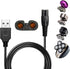 Universal Head Shaver Charger Cord, USB Charging Cable Compatible with Bird Freedom Skull Shaver and Many Brands