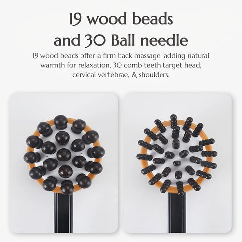 KINTEGOOD Hammer, Hammer Massage Meridians Back Knock Massager, Double Head Back Scratcher Percussion Massager, Manual