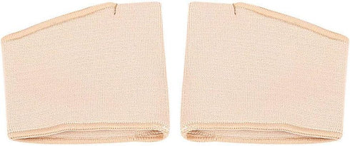 HiiBaby Ball of Foot Cushions - Metatarsal Sleeve Pads, Fabric Forefoot Compression Socks,Half Bunion Sleeves Great for Mortons Neuroma, Metatarsal and Forefoot Pain Relief for Men and Women (Nude)