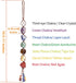7 Chakra Gemstones Healing Feng Shui Crystals, Window Car Decorations, Good Luck Home Decoration