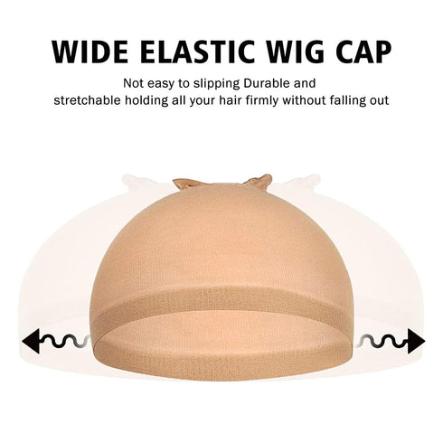 Wig Accessory Essentials Kit, 29PCS Lace Front Wig Glue & Remover, Wig Caps, Elastic Band, Hair Wax Stick, Edge Control