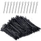 MORGLES 120Pcs Bobby Pins Black, 2 Inches Bobby Hair Pins Bulk with Box for Women Girls