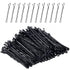 MORGLES 120Pcs Bobby Pins Black, 2 Inches Bobby Hair Pins Bulk with Box for Women Girls